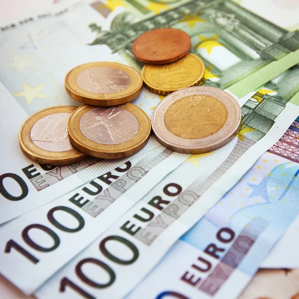 Evropské peníze — Stock fotografie