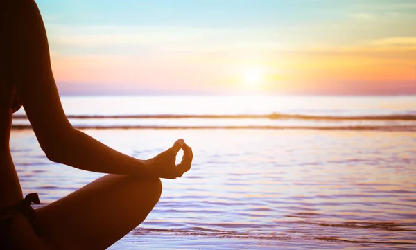 Yoga-Übung abstrakt — Stockfoto