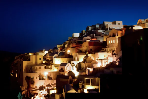 Santorini bei Nacht — Stockfoto