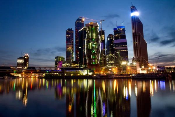 Wieżowce w Moskwie centrum — Zdjęcie stockowe