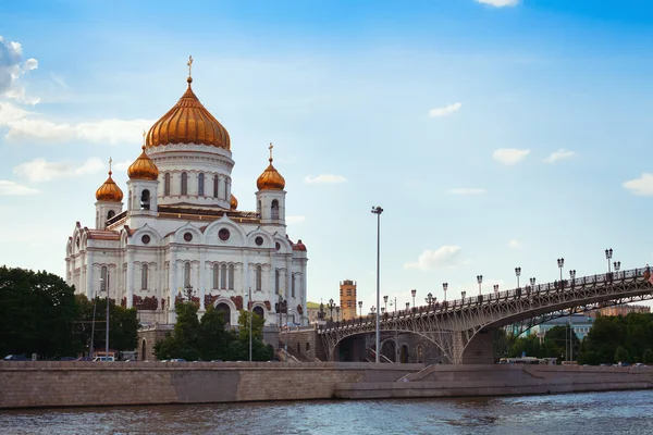 Собор Христа Спасителя в Москве — стоковое фото