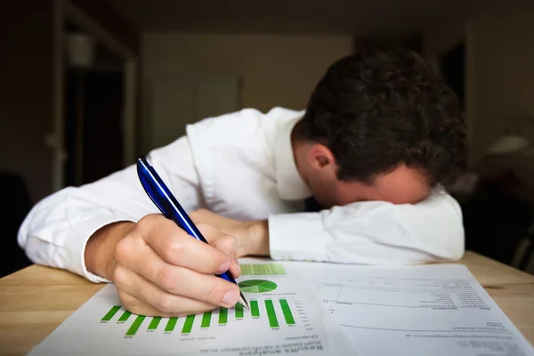 Tired businessman — Stock Photo, Image