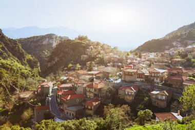 geleneksel Yunan köy stemnitsa