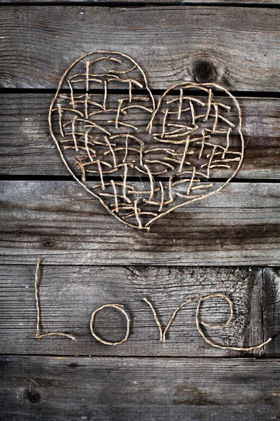 Сердце на день Святого Валентина — стоковое фото