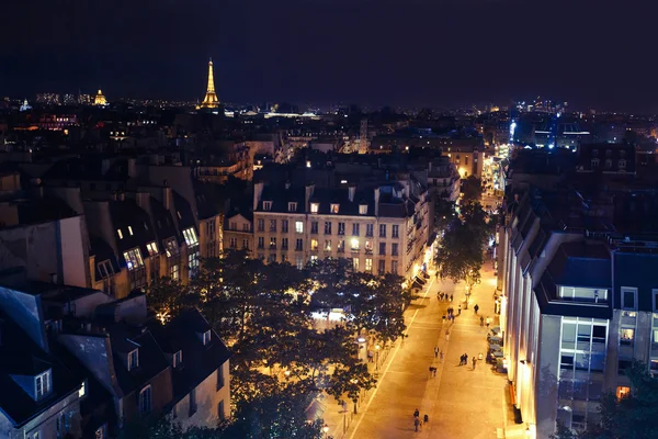 Vista della notte Parigi — Foto Stock