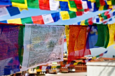 Kathmandu dua bayrakları