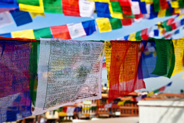 Prayer flags in Kathmandu