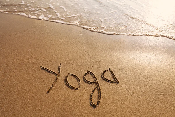 Conceptul yoga — Fotografie, imagine de stoc