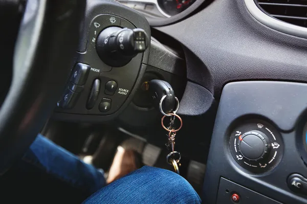 Dentro del coche — Foto de Stock