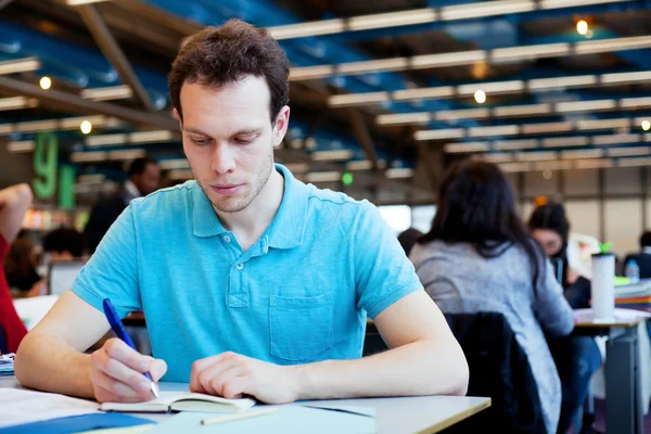 Estudante na universidade — Fotografia de Stock