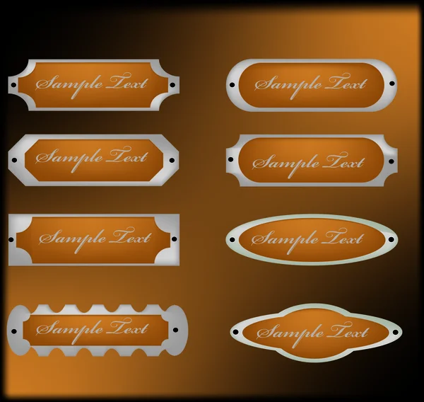 Door tags Stock Vector