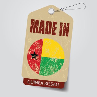 Gine bissau made. Etiket .