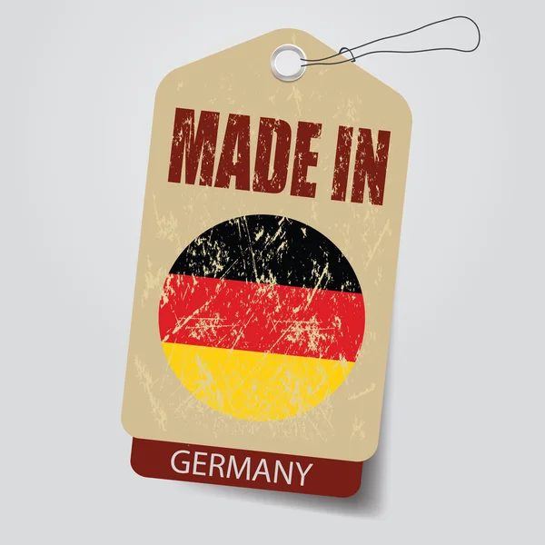 Made in Germany . Tag . — Stock Vector