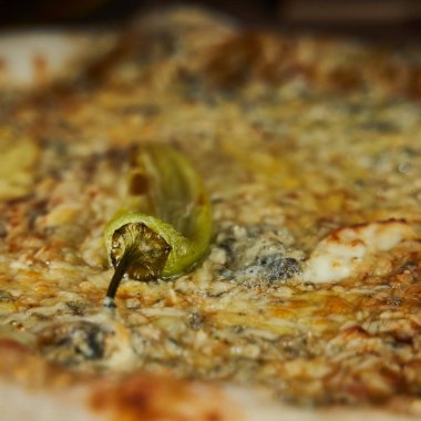 Farklı bir İtalyan pizzası. 