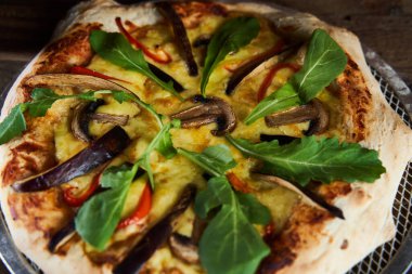 Farklı bir İtalyan pizzası. 