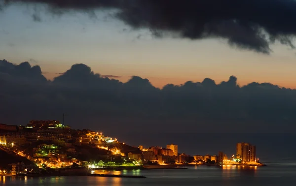 Pequena cidade espanhola Cullera — Fotografia de Stock