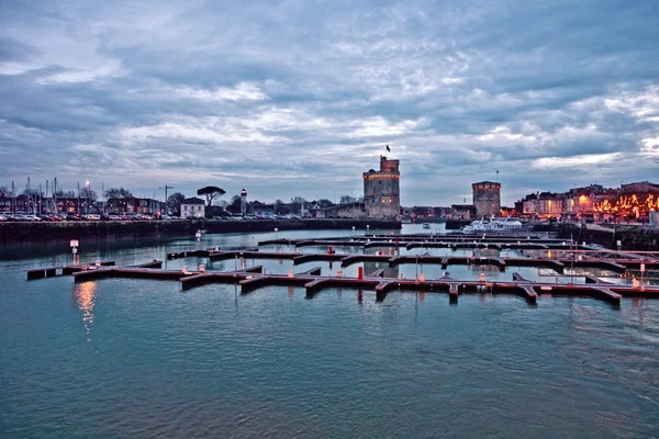 Sunset in La Rochelle, France — Stock Photo, Image