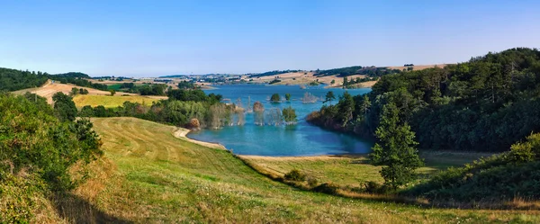 Panorama of Ganguise lake — Stock Photo, Image