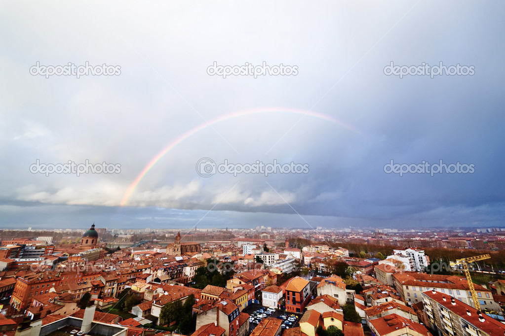 Rainbow above Toulouse
