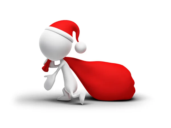 3D santa çantası ile