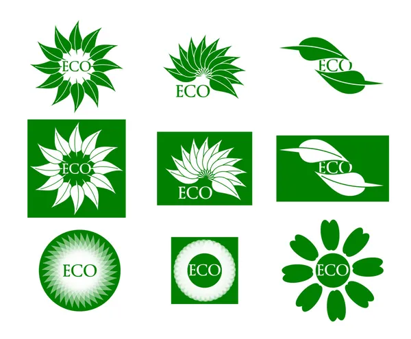 Logo ecologico — Foto Stock