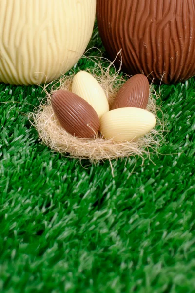 Detalle de caza huevos de Pascua — Foto de Stock