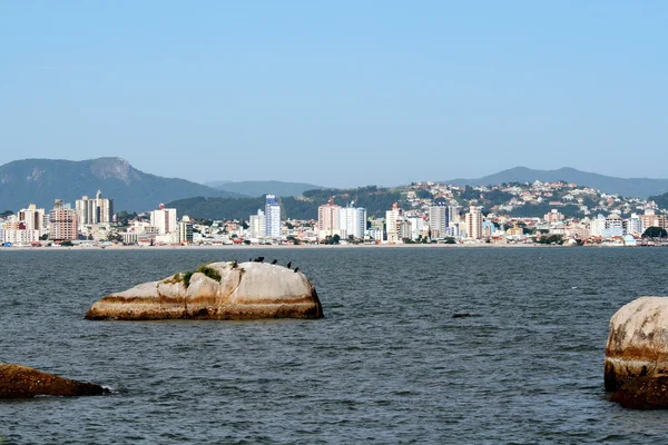 Strand - florianopolis sc, Brazilië — Stockfoto