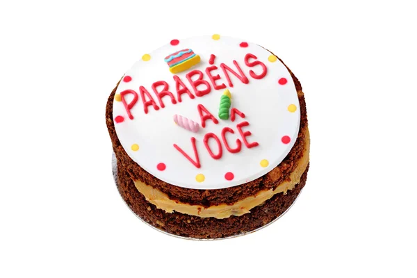 Torta di compleanno brasiliana — Foto Stock