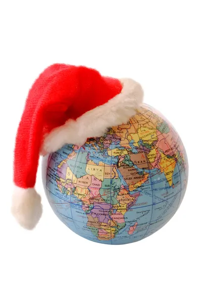 Kerstmis rond de wereld - Afrika en Azië. — Stockfoto