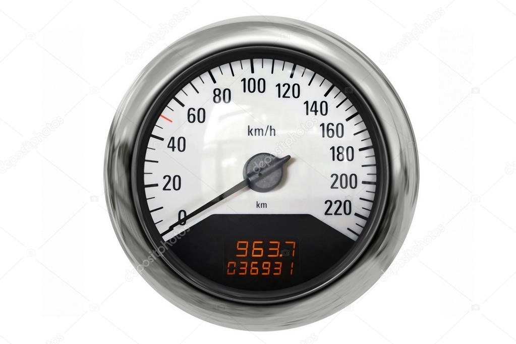 Chrome sport speedometer