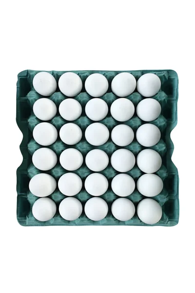 Egg carton top view — Stock Photo, Image