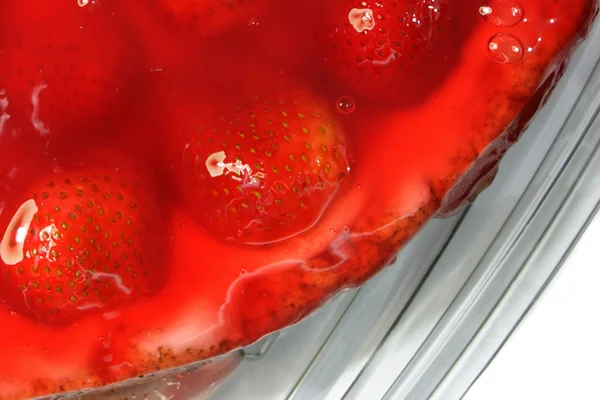 Strawberry Pie close-up — Stock Photo, Image