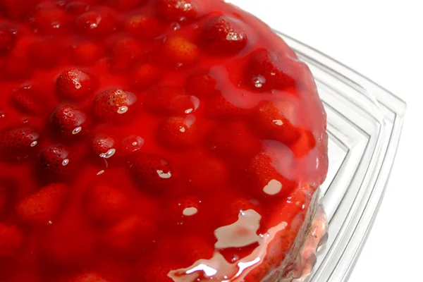 Strawberry Pie close-up — Stock Photo, Image