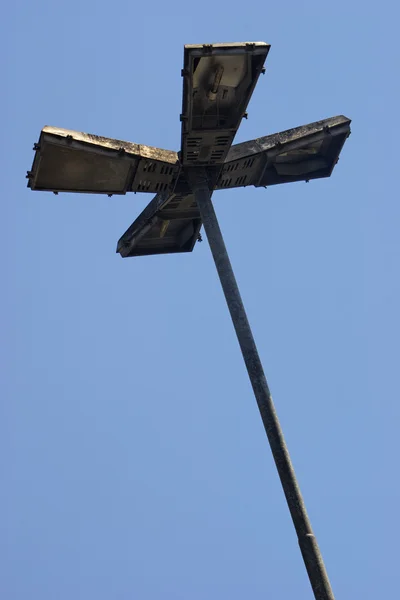 Snelweg lamp en post — Stockfoto