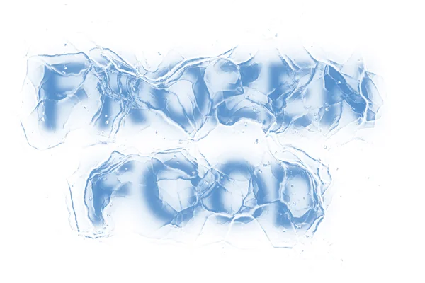 Fozen żywności (tekst serie) — Zdjęcie stockowe