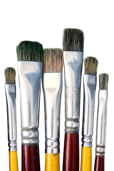 Isolated Paintbrushes — Stock Photo, Image