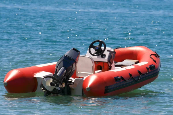 Inflatable boat — Stock Photo, Image