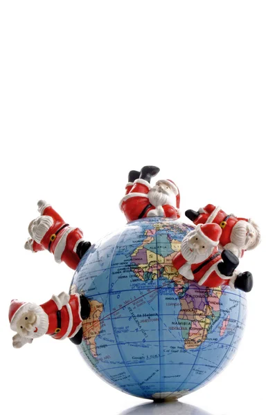 Christmas spirit around the world — Stock Photo, Image