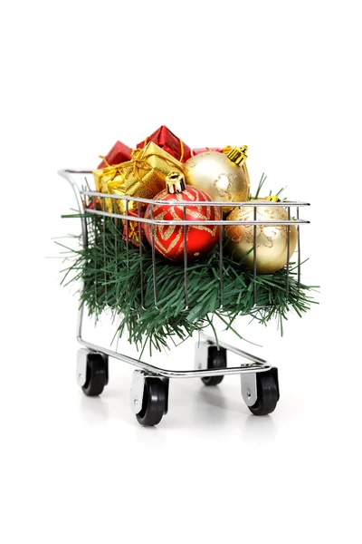 Tempo di shopping di Natale — Foto Stock