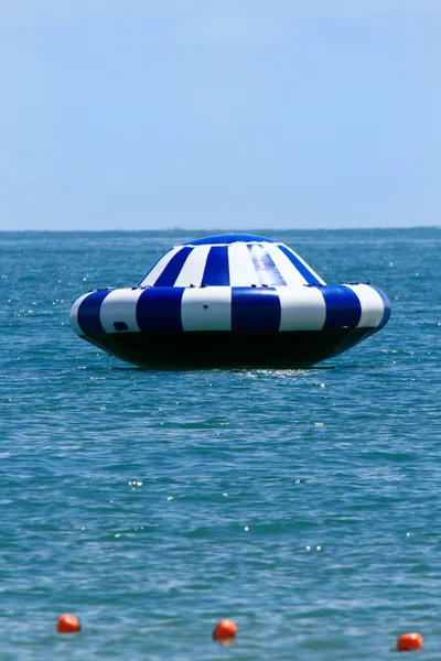 Blue Towed Buoy — Stock Photo, Image