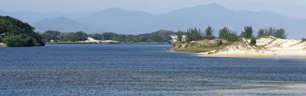 Plaża - panoramiczny — Zdjęcie stockowe