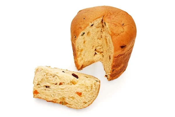 Noel yemeği - panettone — Stok fotoğraf