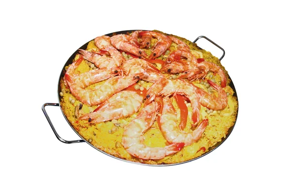 西班牙菜-西班牙海鲜饭 — 图库照片