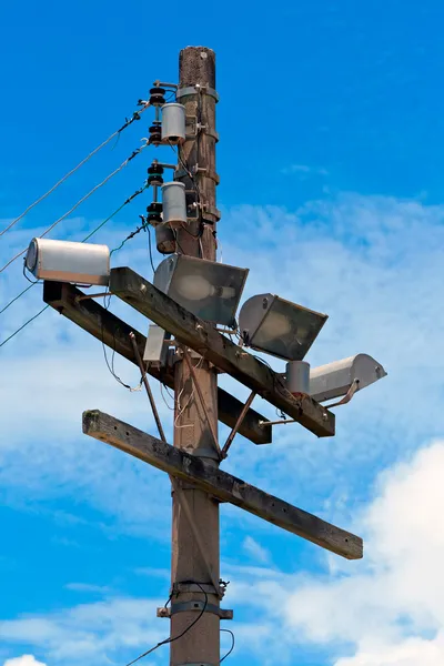 Electrical posts — Stock Photo, Image