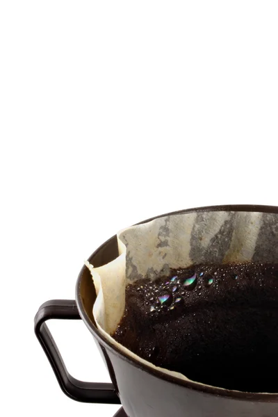 Koffie filteren detail — Stockfoto