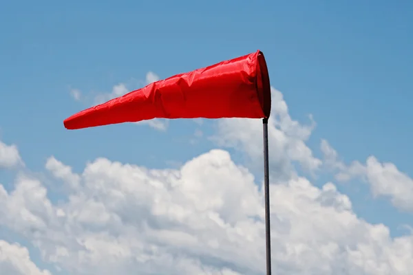 Windsock e céu limpo — Fotografia de Stock