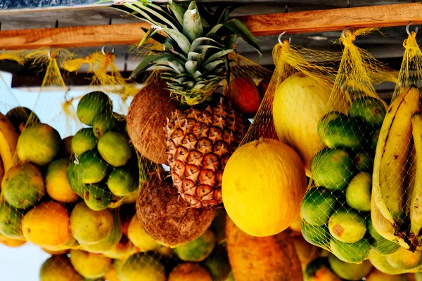 Hängde tropiska frukter — Stockfoto