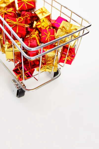 Detail of a shopping cart — Stock Photo, Image