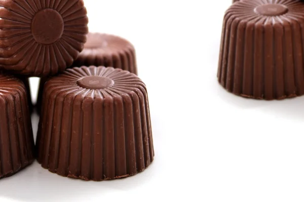 Yuvarlak çikolata — Stok fotoğraf
