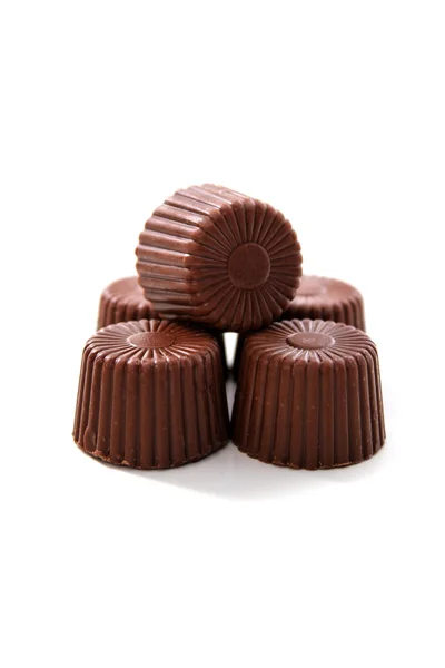 Chocolate Arredondado — Fotografia de Stock